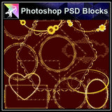 ★Photoshop PSD Decorative Elements V4-PSD Decorative Elements,Skirting Board,Corner Post,Neoclassicism Decor,Baroque elements - Architecture Autocad Blocks,CAD Details,CAD Drawings,3D Models,PSD,Vector,Sketchup Download