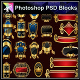 ★Photoshop PSD Decorative Elements V10-PSD Decorative Elements,Skirting Board,Corner Post,Neoclassicism Decor,Baroque elements - Architecture Autocad Blocks,CAD Details,CAD Drawings,3D Models,PSD,Vector,Sketchup Download