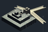 【Famous Architecture Project】Ziggurat CAD Drawing-Architectural 3D model - Architecture Autocad Blocks,CAD Details,CAD Drawings,3D Models,PSD,Vector,Sketchup Download