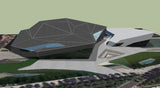 【Famous Architecture Project】Guangzhou opera Sketchup 3d model-Zaha Hadid architects-Architectural 3D model - Architecture Autocad Blocks,CAD Details,CAD Drawings,3D Models,PSD,Vector,Sketchup Download