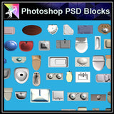 ★Interior Design Plan Photoshop PSD Blocks V.15 - Architecture Autocad Blocks,CAD Details,CAD Drawings,3D Models,PSD,Vector,Sketchup Download
