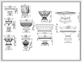 Ornamental Parts of Architecture -☆Architectural Decorative CAD Blocks☆ V.6 - Architecture Autocad Blocks,CAD Details,CAD Drawings,3D Models,PSD,Vector,Sketchup Download