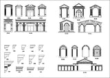 Ornamental Parts of Architecture -☆Architectural Decorative CAD Blocks☆ V.20 - Architecture Autocad Blocks,CAD Details,CAD Drawings,3D Models,PSD,Vector,Sketchup Download