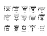 Ornamental Parts of Architecture -☆Architectural Decorative CAD Blocks☆ V.26 - Architecture Autocad Blocks,CAD Details,CAD Drawings,3D Models,PSD,Vector,Sketchup Download