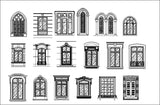 Ornamental Parts of Architecture -☆Architectural Decorative CAD Blocks☆ V.26 - Architecture Autocad Blocks,CAD Details,CAD Drawings,3D Models,PSD,Vector,Sketchup Download