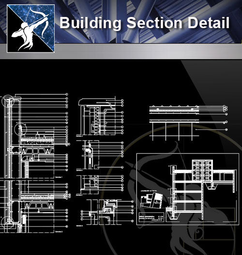 【Architecture Details】Building Section Detail - Architecture Autocad Blocks,CAD Details,CAD Drawings,3D Models,PSD,Vector,Sketchup Download