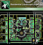 ★Residential Landscape CAD Drawings V.2 - Architecture Autocad Blocks,CAD Details,CAD Drawings,3D Models,PSD,Vector,Sketchup Download