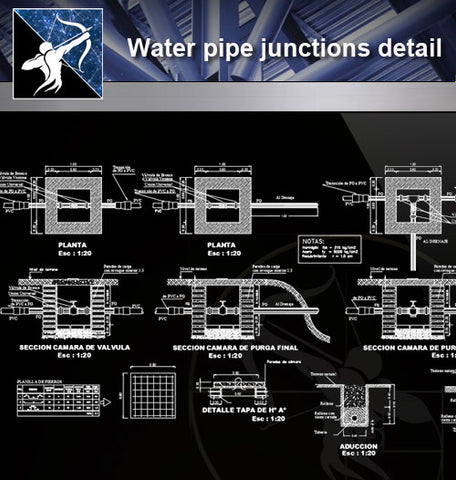 ●Water pipe junctions
