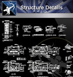 【Architecture Details】Structure Details - Architecture Autocad Blocks,CAD Details,CAD Drawings,3D Models,PSD,Vector,Sketchup Download