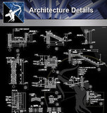 【Architecture Details】Architecture CAD Details - Architecture Autocad Blocks,CAD Details,CAD Drawings,3D Models,PSD,Vector,Sketchup Download