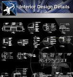 【Architecture Details】 Interior Design Details - Architecture Autocad Blocks,CAD Details,CAD Drawings,3D Models,PSD,Vector,Sketchup Download