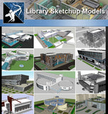 ★Sketchup 3D Models-15 Types of Library Sketchup Models - Architecture Autocad Blocks,CAD Details,CAD Drawings,3D Models,PSD,Vector,Sketchup Download