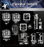 【Stair Details】Elevator Details - Architecture Autocad Blocks,CAD Details,CAD Drawings,3D Models,PSD,Vector,Sketchup Download