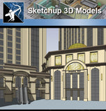 ★Sketchup 3D Models-Business Building Sketchup Models 13 - Architecture Autocad Blocks,CAD Details,CAD Drawings,3D Models,PSD,Vector,Sketchup Download