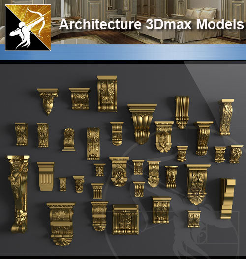 ★Download 3D Max Decoration Models V.5 - Architecture Autocad Blocks,CAD Details,CAD Drawings,3D Models,PSD,Vector,Sketchup Download