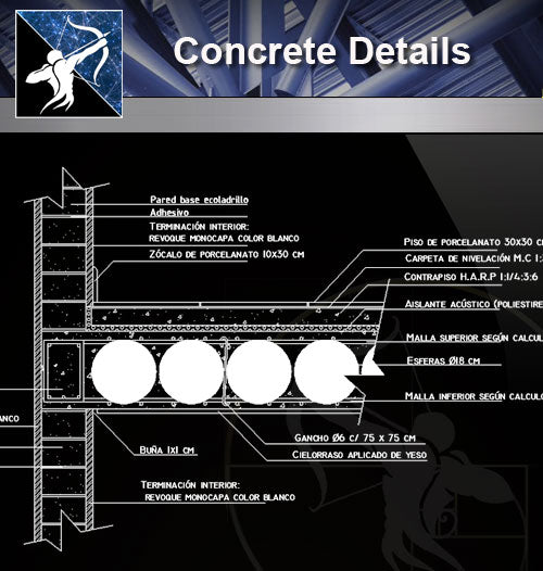 【Free Concrete Details】Free Concrete CAD Details 4 - Architecture Autocad Blocks,CAD Details,CAD Drawings,3D Models,PSD,Vector,Sketchup Download