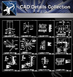 【Architecture Details】Details Collection - Architecture Autocad Blocks,CAD Details,CAD Drawings,3D Models,PSD,Vector,Sketchup Download