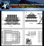 ★Chinese Architecture CAD Drawings-Grand Hall-Chinese Temple - Architecture Autocad Blocks,CAD Details,CAD Drawings,3D Models,PSD,Vector,Sketchup Download