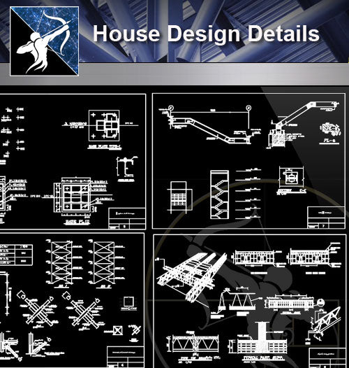 【Architecture Details】House Design Details - Architecture Autocad Blocks,CAD Details,CAD Drawings,3D Models,PSD,Vector,Sketchup Download