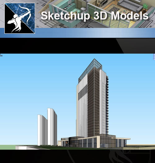 ★★Sketchup 3D Models--Architecture Concept Sketchup Models 3 - Architecture Autocad Blocks,CAD Details,CAD Drawings,3D Models,PSD,Vector,Sketchup Download