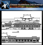 ★Chinese Architecture CAD Drawings-Chinese Architecture Elevation - Architecture Autocad Blocks,CAD Details,CAD Drawings,3D Models,PSD,Vector,Sketchup Download
