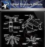 【Free Steel Structure Details】Steel Structure CAD Details 1 - Architecture Autocad Blocks,CAD Details,CAD Drawings,3D Models,PSD,Vector,Sketchup Download