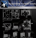 【Accessibility Facilities Details】Accessibility Facilities Details 3 - Architecture Autocad Blocks,CAD Details,CAD Drawings,3D Models,PSD,Vector,Sketchup Download