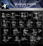 【Architecture Details】Building Details - Architecture Autocad Blocks,CAD Details,CAD Drawings,3D Models,PSD,Vector,Sketchup Download
