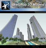 ★Sketchup 3D Models-Business Building Sketchup Models 5 - Architecture Autocad Blocks,CAD Details,CAD Drawings,3D Models,PSD,Vector,Sketchup Download