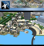 ★Sketchup 3D Models-Large Scale City Sketchup Models - Architecture Autocad Blocks,CAD Details,CAD Drawings,3D Models,PSD,Vector,Sketchup Download