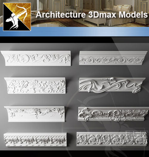 ★Download 3D Max Decoration Models V.4 - Architecture Autocad Blocks,CAD Details,CAD Drawings,3D Models,PSD,Vector,Sketchup Download