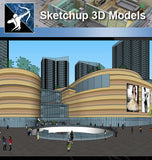 ★Sketchup 3D Models-Business Building Sketchup Models 16 - Architecture Autocad Blocks,CAD Details,CAD Drawings,3D Models,PSD,Vector,Sketchup Download