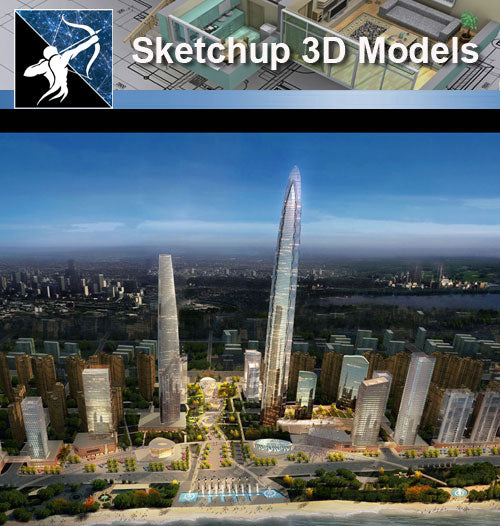 ★★Sketchup 3D Models--Architecture Concept Sketchup Models 23 - Architecture Autocad Blocks,CAD Details,CAD Drawings,3D Models,PSD,Vector,Sketchup Download