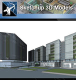 ★Sketchup 3D Models-Business Building Sketchup Models 6 - Architecture Autocad Blocks,CAD Details,CAD Drawings,3D Models,PSD,Vector,Sketchup Download