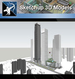 ★Sketchup 3D Models-Business Building Sketchup Models 19 - Architecture Autocad Blocks,CAD Details,CAD Drawings,3D Models,PSD,Vector,Sketchup Download