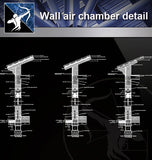 【Free Wall Details】Wall air chamber detail - Architecture Autocad Blocks,CAD Details,CAD Drawings,3D Models,PSD,Vector,Sketchup Download