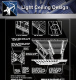 【Light Ceiling Design】 - Architecture Autocad Blocks,CAD Details,CAD Drawings,3D Models,PSD,Vector,Sketchup Download