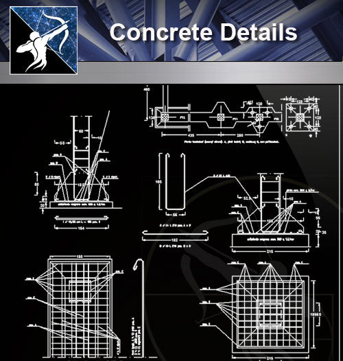 【Free Concrete Details】Free Concrete CAD Details 2 - Architecture Autocad Blocks,CAD Details,CAD Drawings,3D Models,PSD,Vector,Sketchup Download
