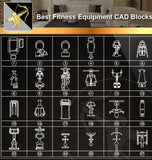 ★Interior Design CAD Blocks -Fitness Equipment,Treadmills,Exercise Bikes,Home Gyms,Exercise Machine Accessories - Architecture Autocad Blocks,CAD Details,CAD Drawings,3D Models,PSD,Vector,Sketchup Download