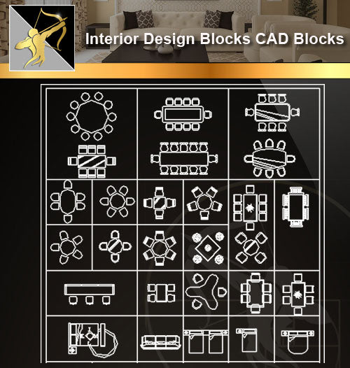 ★Interior Design CAD Blocks -Sofa,Table,Chair,Restroom,Transportation,Tree - Architecture Autocad Blocks,CAD Details,CAD Drawings,3D Models,PSD,Vector,Sketchup Download