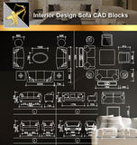 ★Interior Design CAD Blocks -Sofa CAD Blocks,Elevation,Design - Architecture Autocad Blocks,CAD Details,CAD Drawings,3D Models,PSD,Vector,Sketchup Download