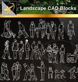 ★Landscape CAD Blocks -People Plan,elevation ,Handicap facilities CAD Blocks - Architecture Autocad Blocks,CAD Details,CAD Drawings,3D Models,PSD,Vector,Sketchup Download