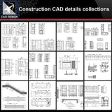 ★【Construction CAD Details Collections】All kinds of Construction CAD Details Bundle - Architecture Autocad Blocks,CAD Details,CAD Drawings,3D Models,PSD,Vector,Sketchup Download