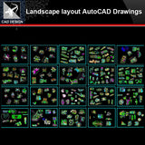 ★【Landscape layout Autocad Drawings Collections】All kinds of Landscape CAD Drawings - Architecture Autocad Blocks,CAD Details,CAD Drawings,3D Models,PSD,Vector,Sketchup Download