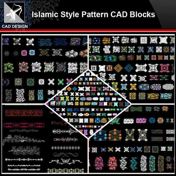 ★【Islamic Style Pattern Autocad Blocks V.2】All kinds of Islamic Style Pattern CAD drawings Bundle - Architecture Autocad Blocks,CAD Details,CAD Drawings,3D Models,PSD,Vector,Sketchup Download