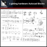 ★【Lighting hardware Autocad Blocks】-All kinds of Lighting Autocad Blocks Collection - Architecture Autocad Blocks,CAD Details,CAD Drawings,3D Models,PSD,Vector,Sketchup Download
