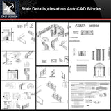 ★【Stair Autocad Blocks,details Collections】All kinds of Stair Design CAD Drawings - Architecture Autocad Blocks,CAD Details,CAD Drawings,3D Models,PSD,Vector,Sketchup Download