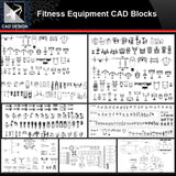 ★【Fitness Equipment Autocad Blocks】All kinds of Fitness Equipment CAD Blocks Bundle - Architecture Autocad Blocks,CAD Details,CAD Drawings,3D Models,PSD,Vector,Sketchup Download