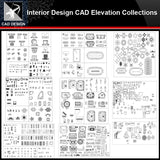 ★【Interior Design Autocad Elevation Collections V.2】All kinds of CAD Elevation Bundle - Architecture Autocad Blocks,CAD Details,CAD Drawings,3D Models,PSD,Vector,Sketchup Download