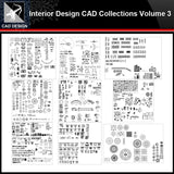 ★【Interior Design Autocad Blocks Collections V.3】All kinds of CAD Blocks Bundle - Architecture Autocad Blocks,CAD Details,CAD Drawings,3D Models,PSD,Vector,Sketchup Download